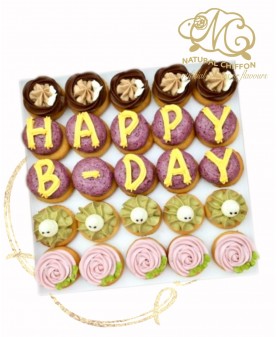mini cupcake set G (10個字母)